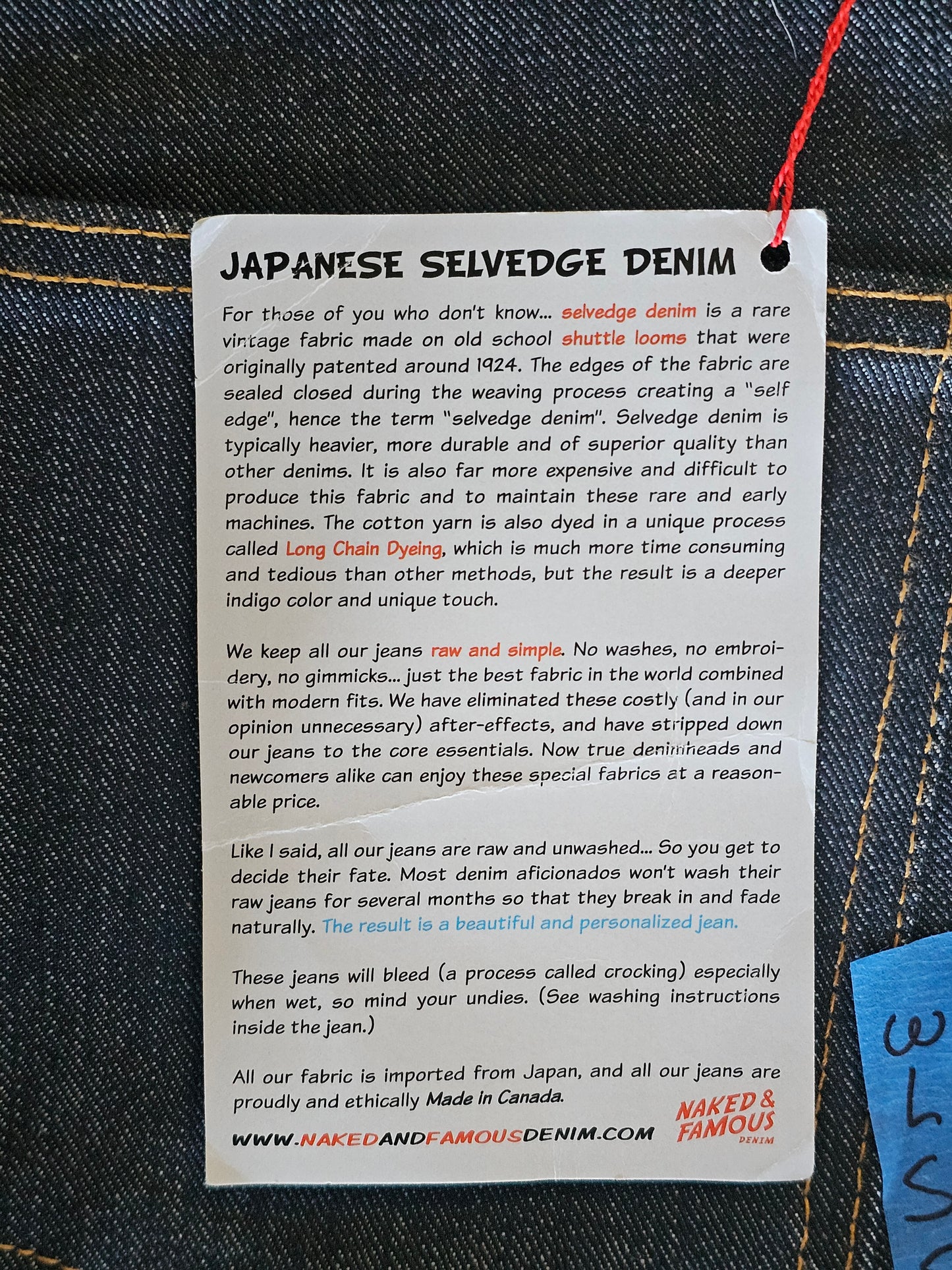 BNWT Skinny Guy Fit W27 L31