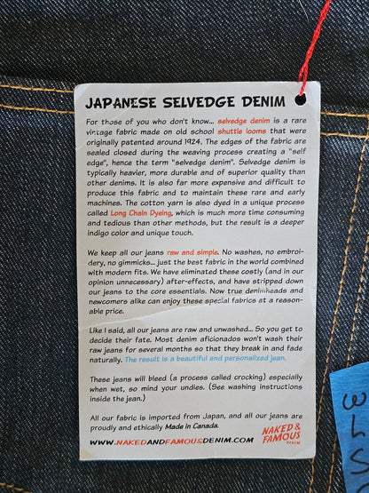 BNWT Skinny Guy Fit W27 L31