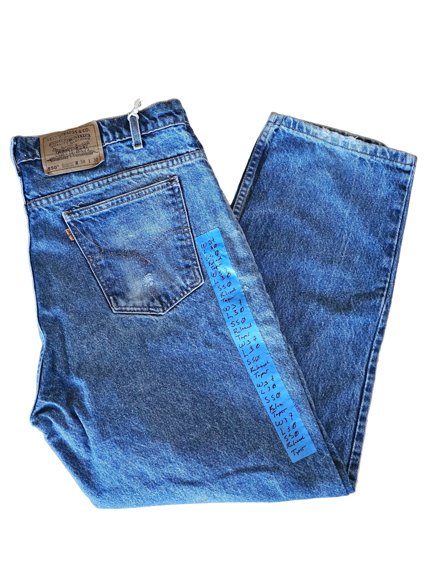 80's Levis 550 - Orange Tab W36 L30