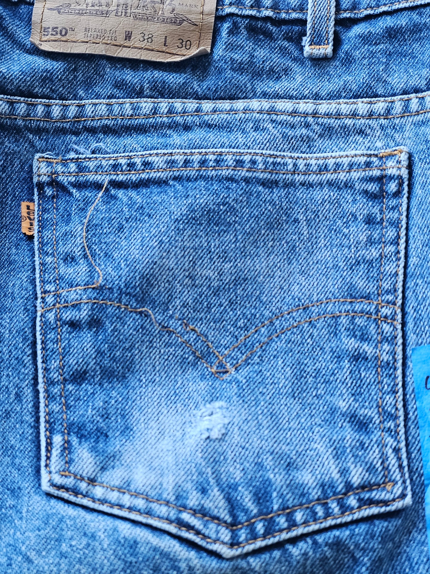 80's Levis 550 - Orange Tab W36 L30