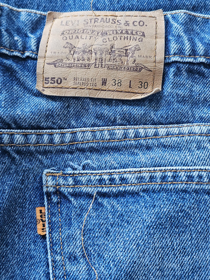 80's Levis 550 - Orange Tab W36 L30