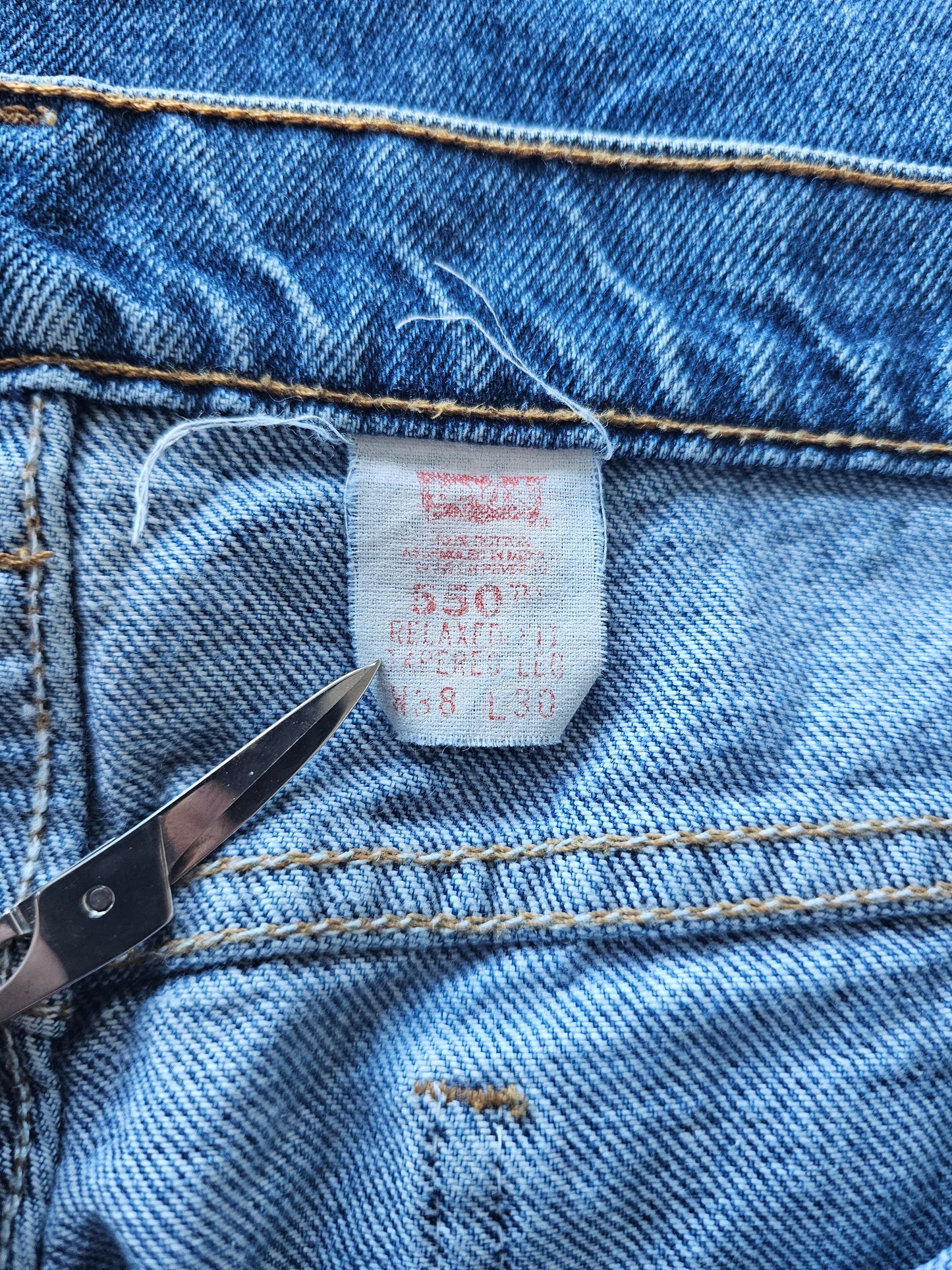 80's Levis 550 - Orange Tab W36 L30
