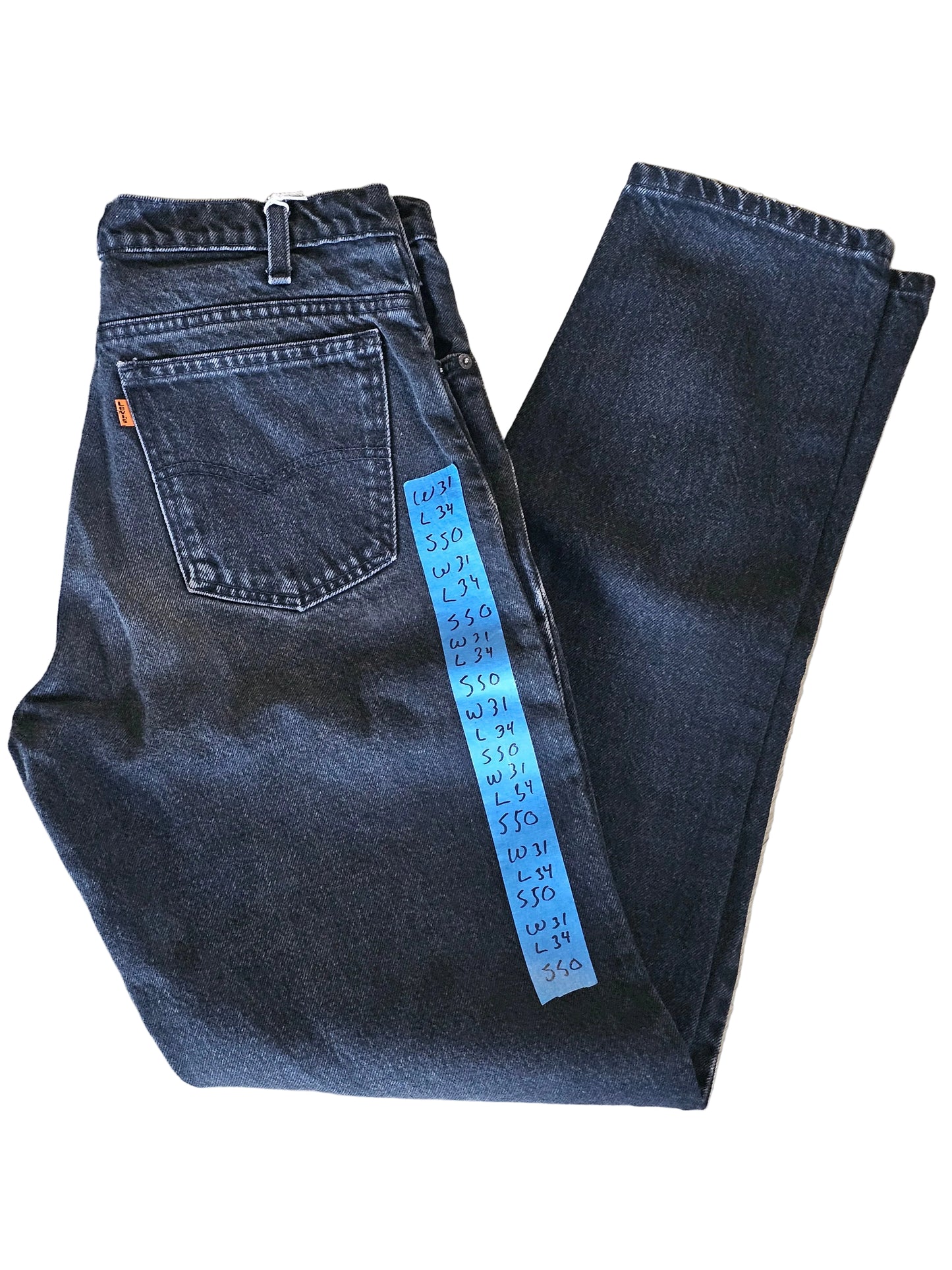 '93 Levis 550's - Orange Tab 31 x 34