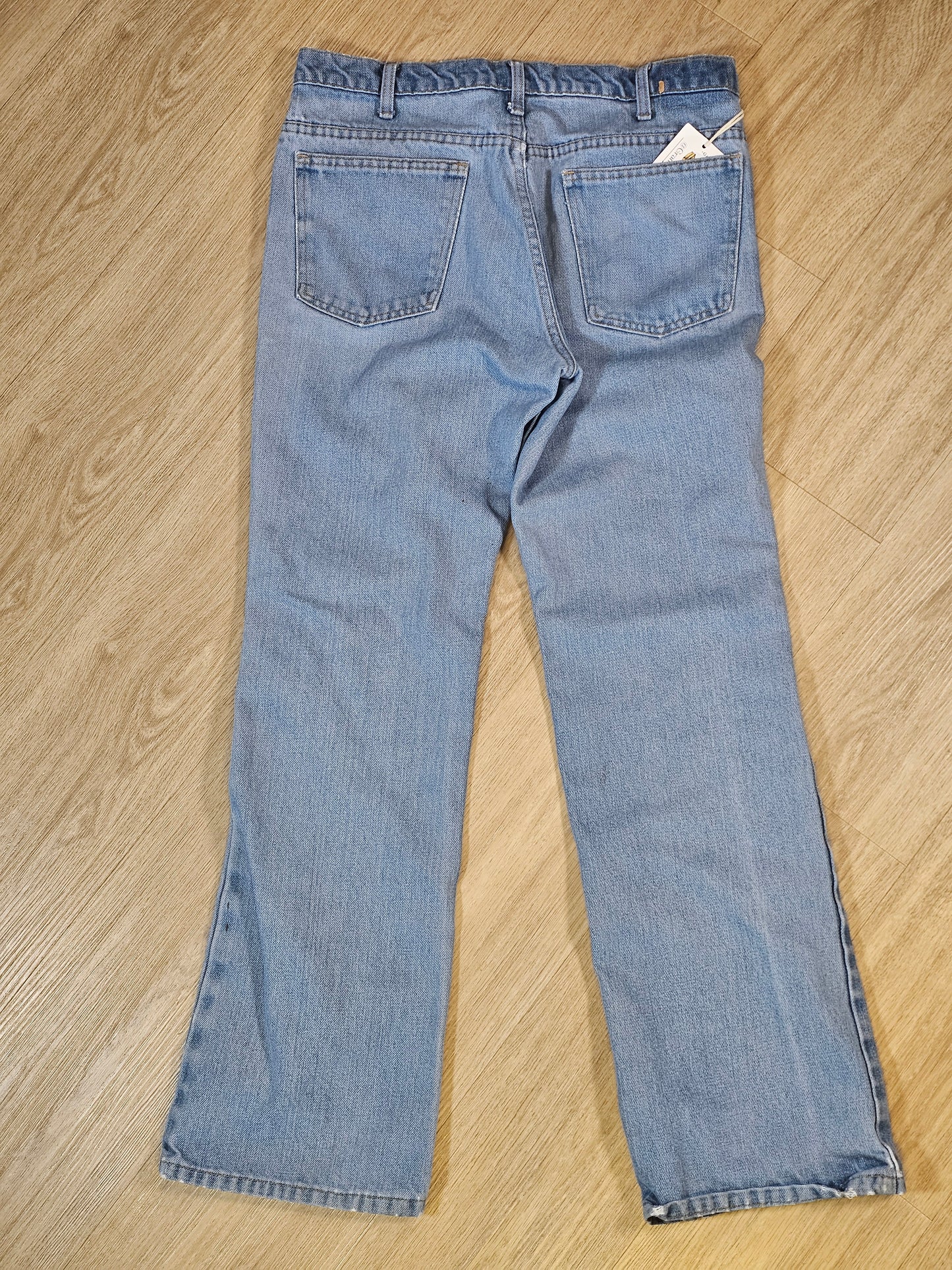 70's Vintage JC Penny Plain Pocket Bell Bottoms / Flares - 33 x 31