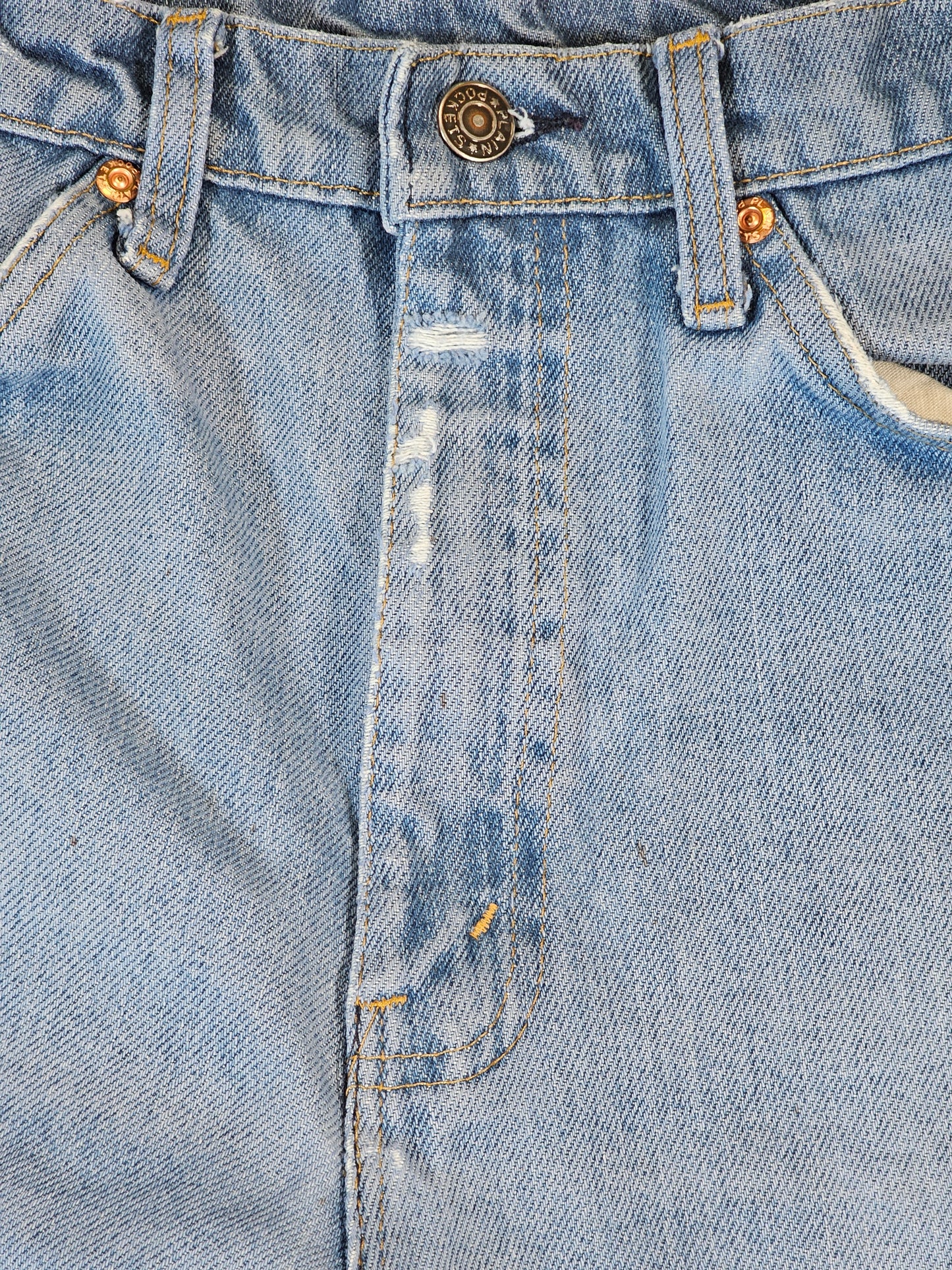 70's Vintage JC Penny Plain Pocket Bell Bottoms / Flares - 33 x 31