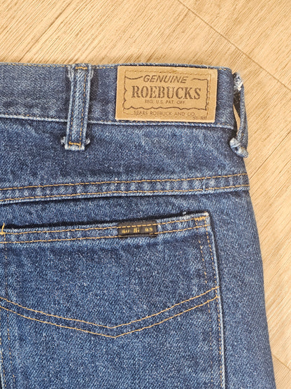70's Roebucks Dark Wash 36 x 29
