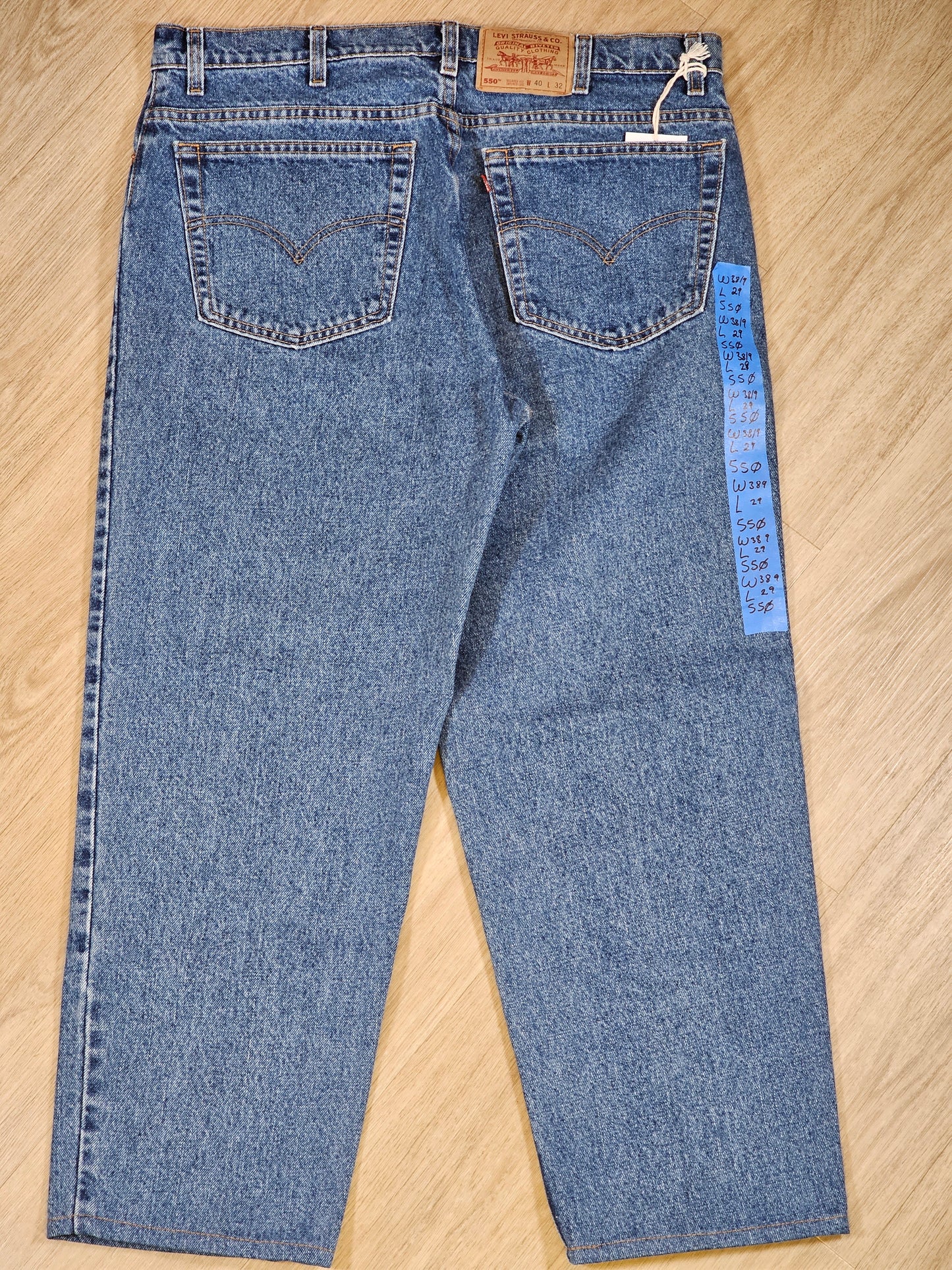 1991 Levi's 550 MIUSA 38 x 29