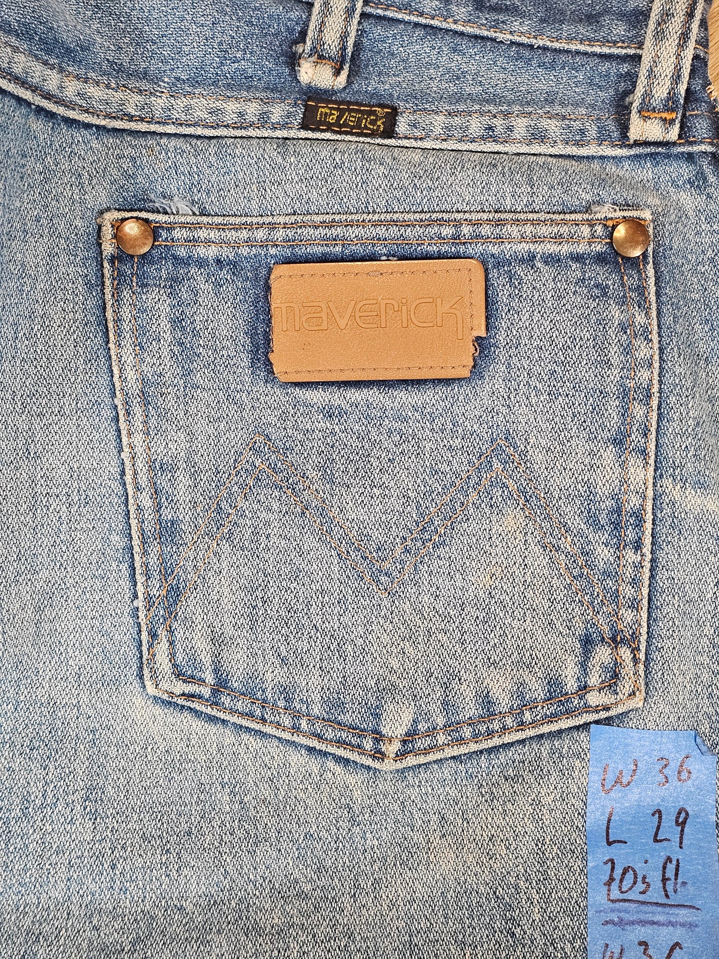 70s Maverick Straight cut - 36x29