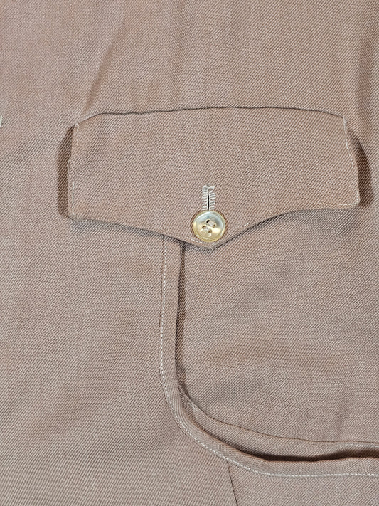 Rare 1 of 1 Wool Vest  - Handmade - 20.75 x 20