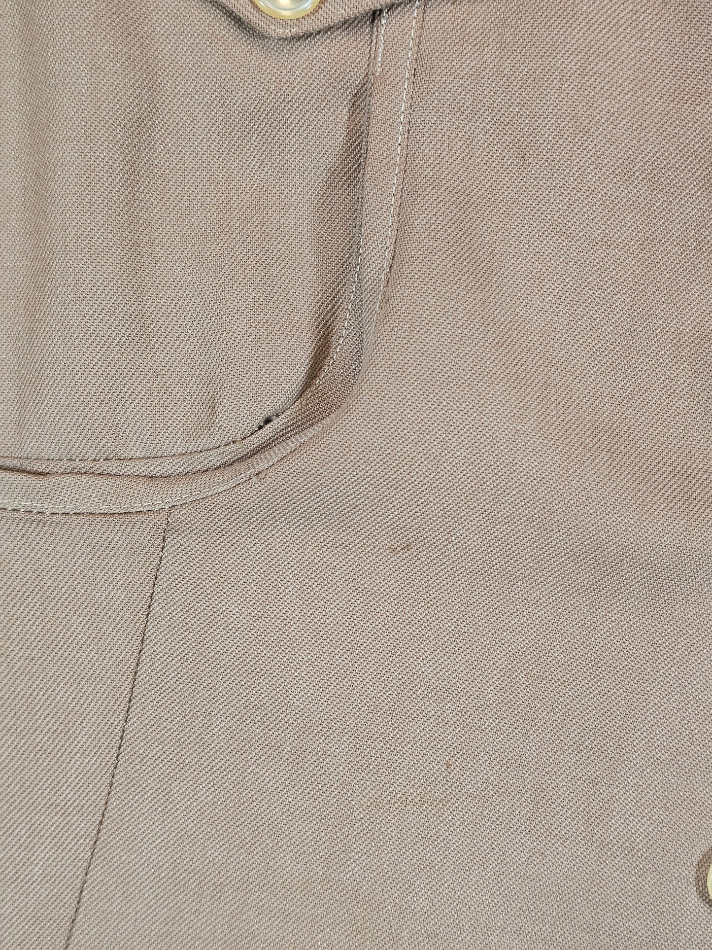 Rare 1 of 1 Wool Vest  - Handmade - 20.75 x 20