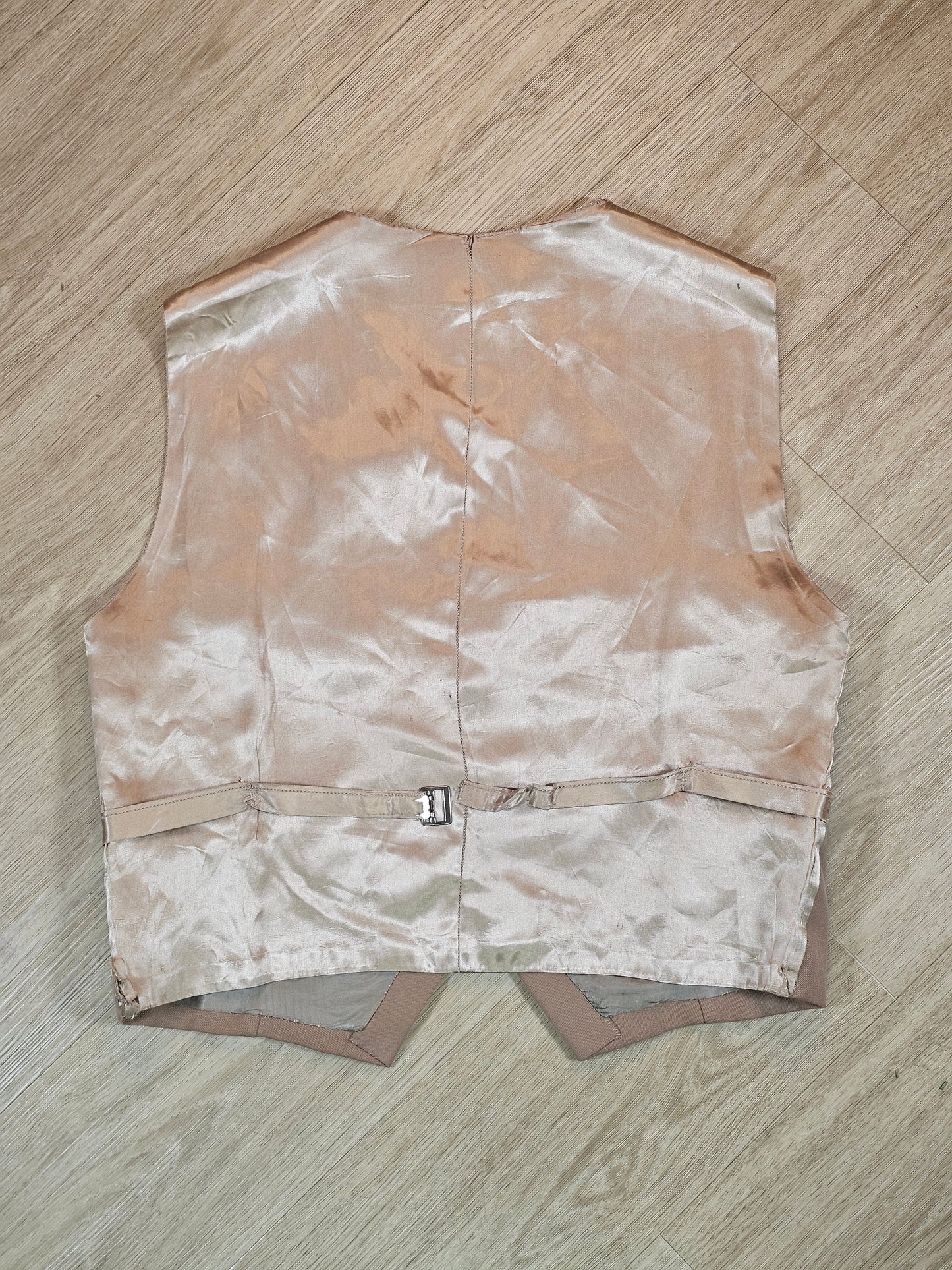 Rare 1 of 1 Wool Vest  - Handmade - 20.75 x 20