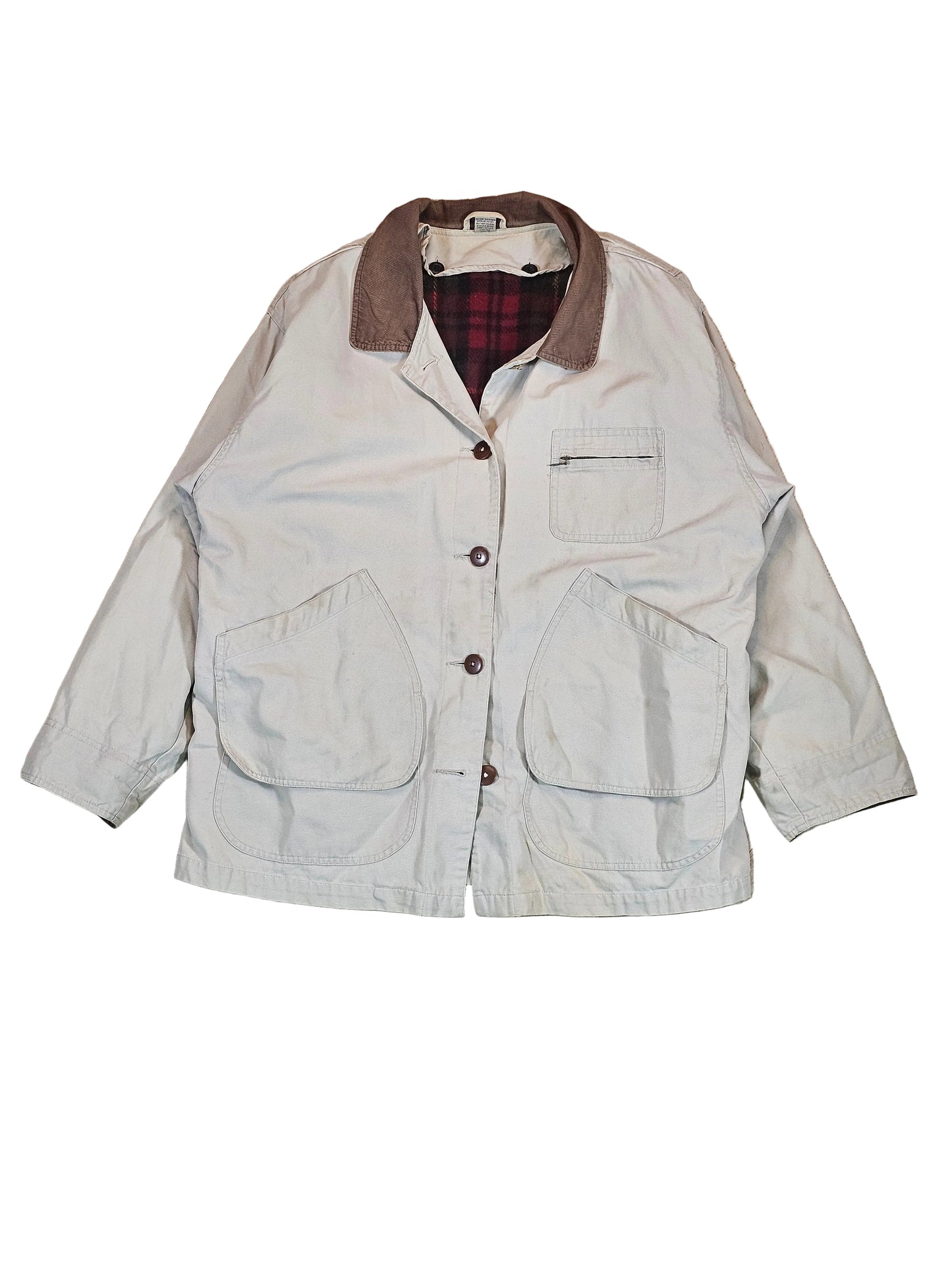 90's Women's XL LL Bean Chore Coat with Blanket Liner 26 x 29