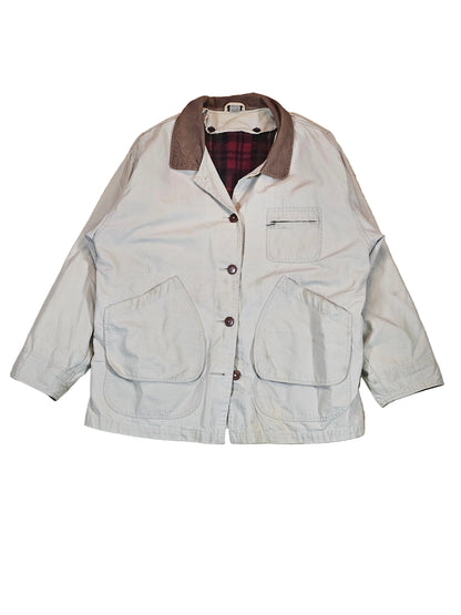 90's Women's XL LL Bean Chore Coat with Blanket Liner 26 x 29