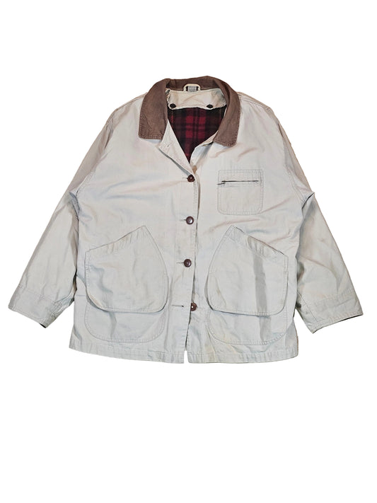 90's Women's XL LL Bean Chore Coat with Blanket Liner 26 x 29