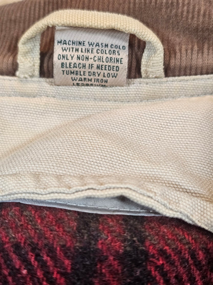 90's Women's XL LL Bean Chore Coat with Blanket Liner 26 x 29