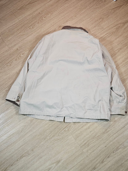 90's Women's XL LL Bean Chore Coat with Blanket Liner 26 x 29