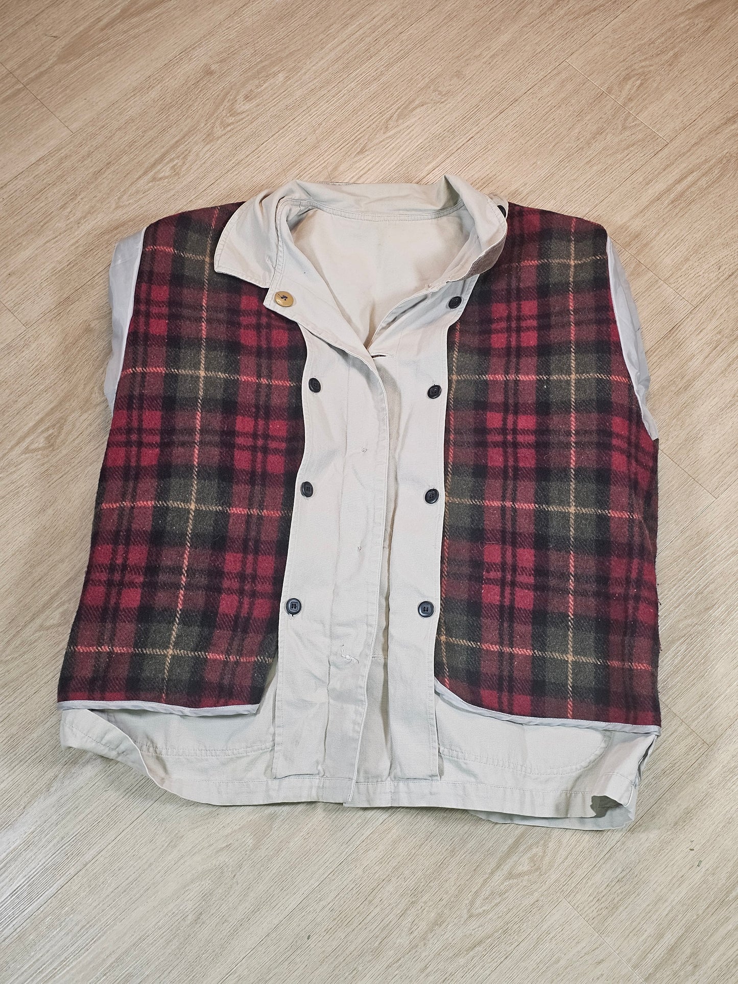 90's Women's XL LL Bean Chore Coat with Blanket Liner 26 x 29