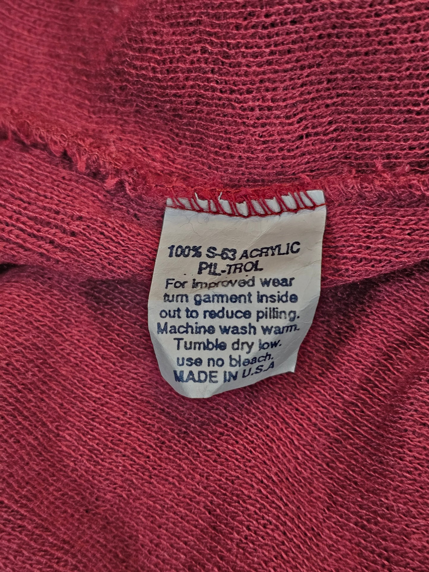 80's TWA Acrylic V Neck Sweater - M/L