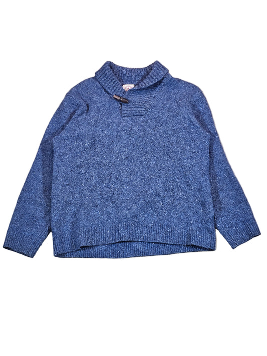 Brooks Brothers Red Fleece XXL Shawl Lapel Shaggy Dog Sweater