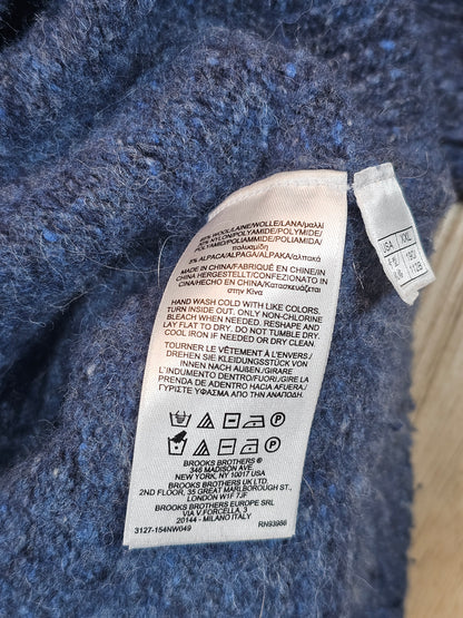 Brooks Brothers Red Fleece XXL Shawl Lapel Shaggy Dog Sweater