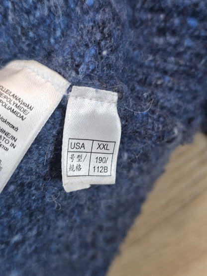 Brooks Brothers Red Fleece XXL Shawl Lapel Shaggy Dog Sweater