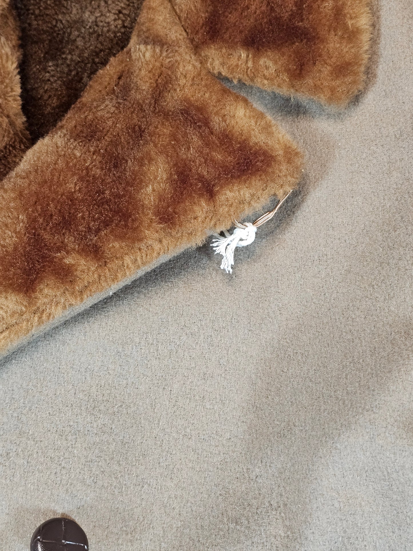 70's Vintage Faux Fur Overcoat - 44R - 24 x 41