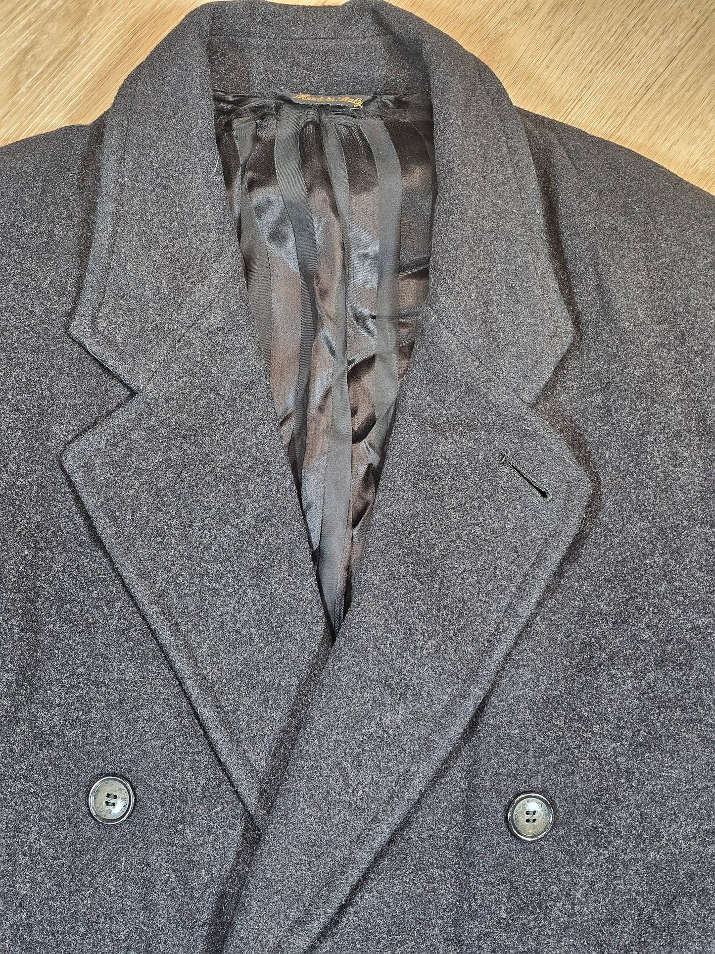 90's Wool Cashmere Mario Valente UOMO Over Coat - 50R/L - 27 x 53