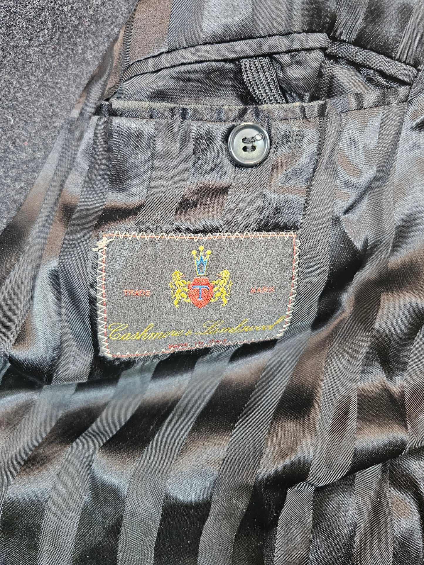 90's Wool Cashmere Mario Valente UOMO Over Coat - 50R/L - 27 x 53