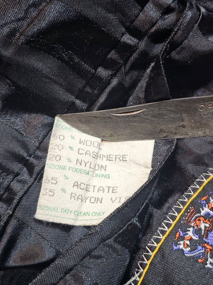 90's Wool Cashmere Mario Valente UOMO Over Coat - 50R/L - 27 x 53