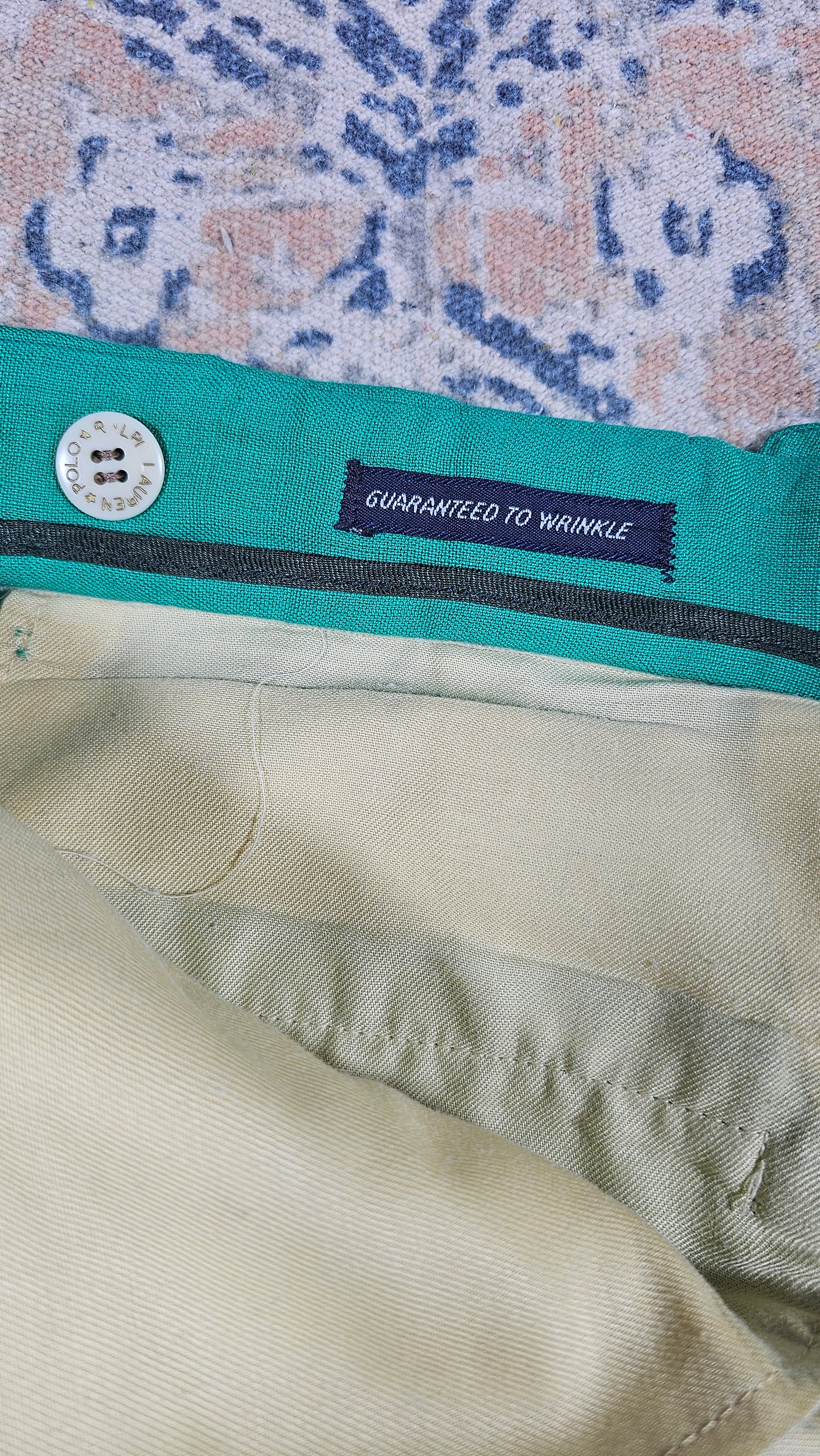 Vintage Polo Ralph Lauren Linen Trousers - 34 x 31