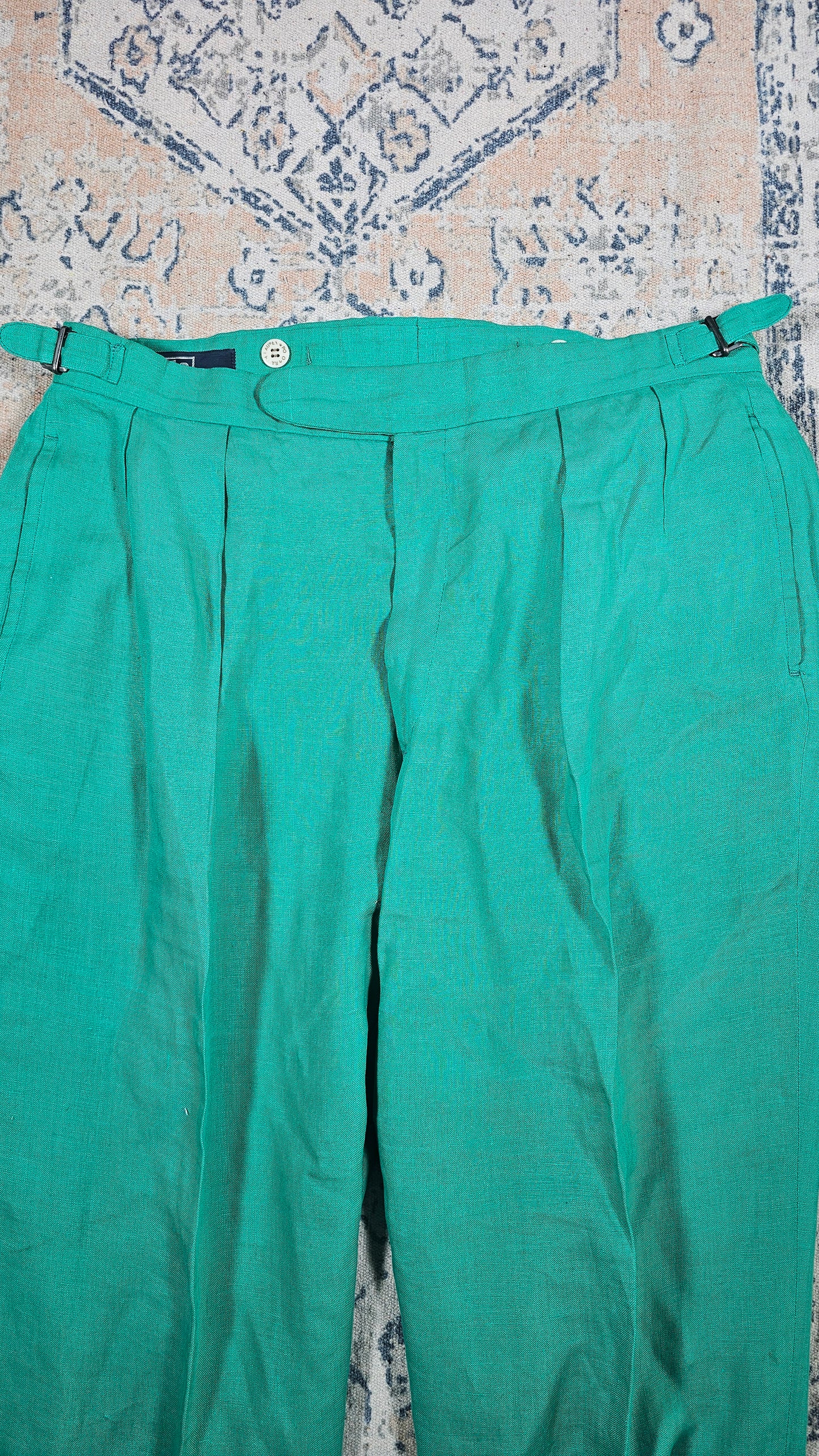 Vintage Polo Ralph Lauren Linen Trousers - 34 x 31