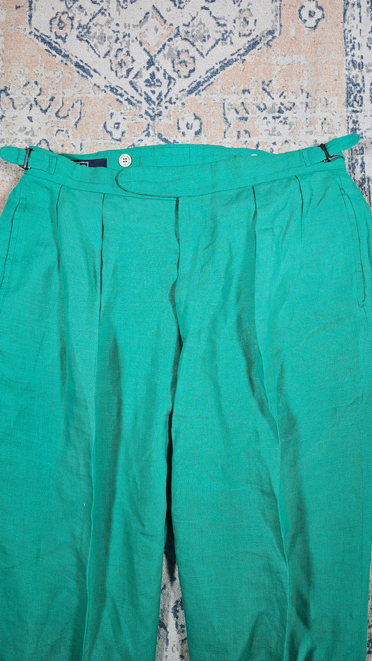 Vintage Polo Ralph Lauren Linen Trousers - 34 x 31