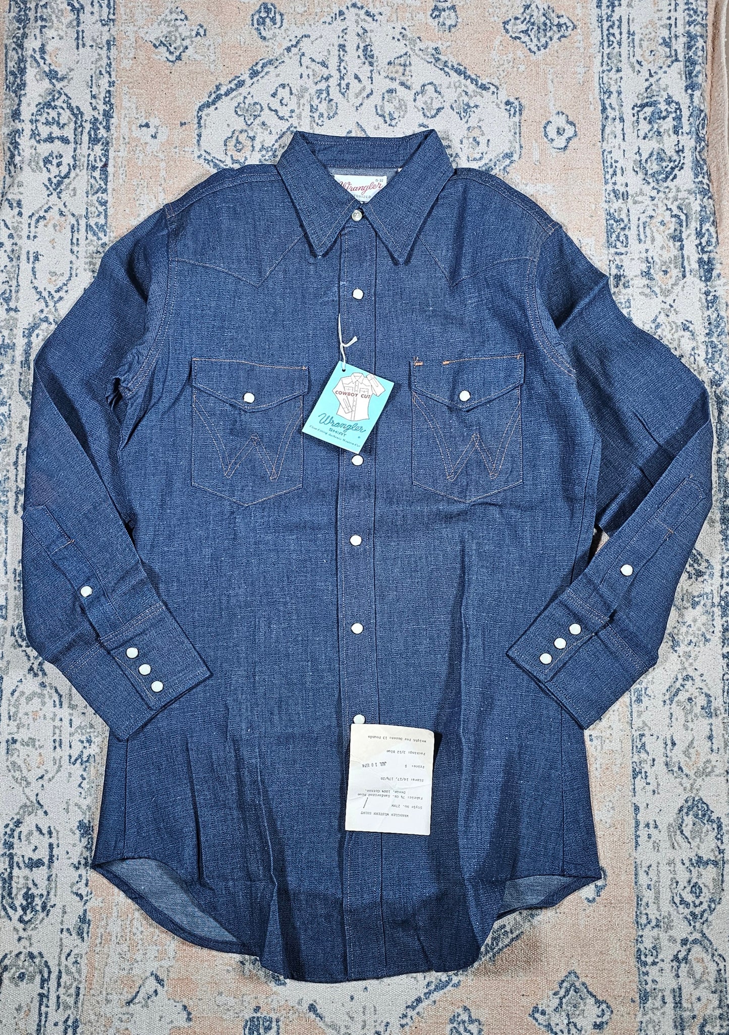 Deadstock Wrangler Cowboy Cut Snap Button - 15/32 - 21 x 32