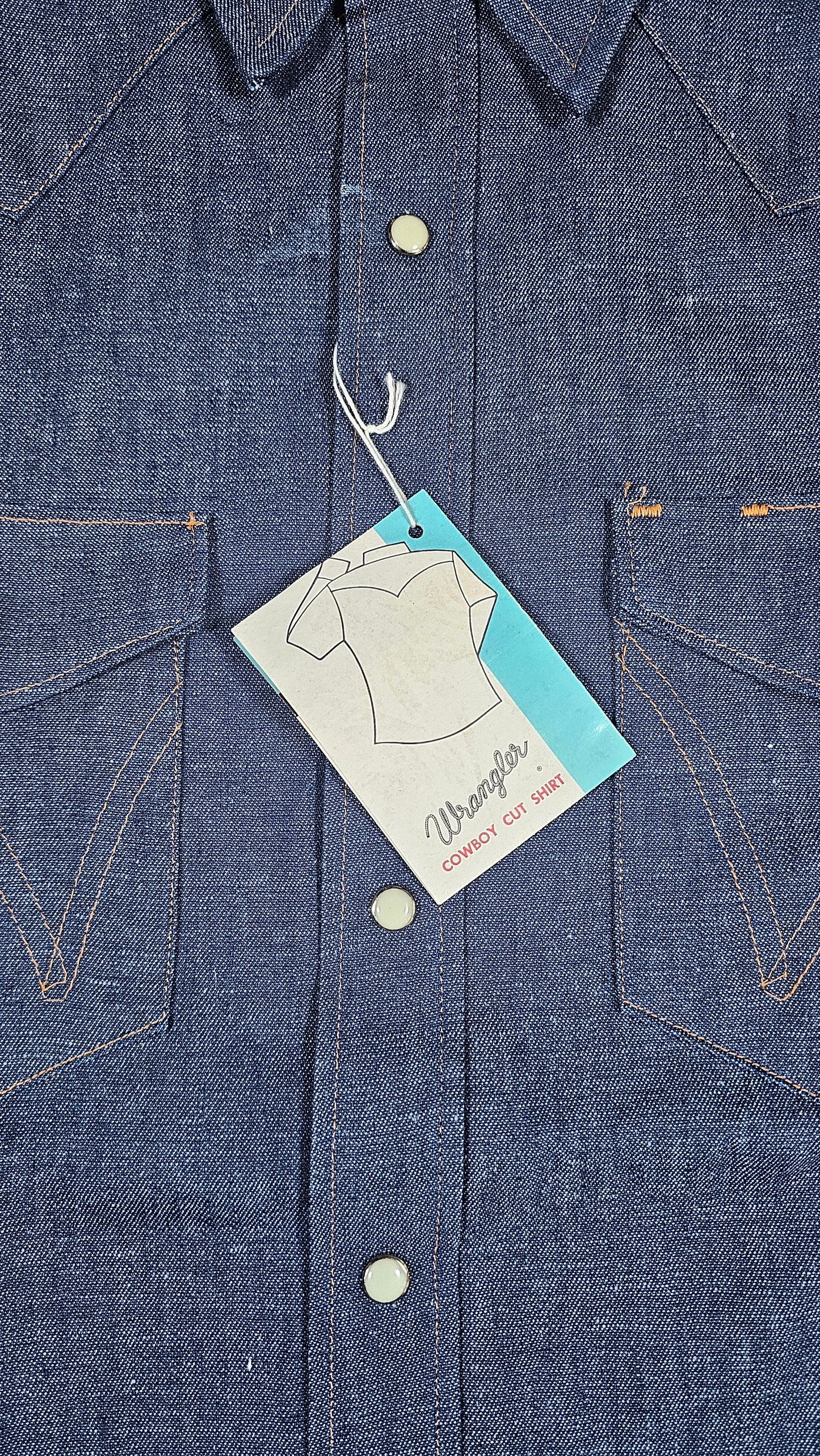 Deadstock Wrangler Cowboy Cut Snap Button - 15/32 - 21 x 32