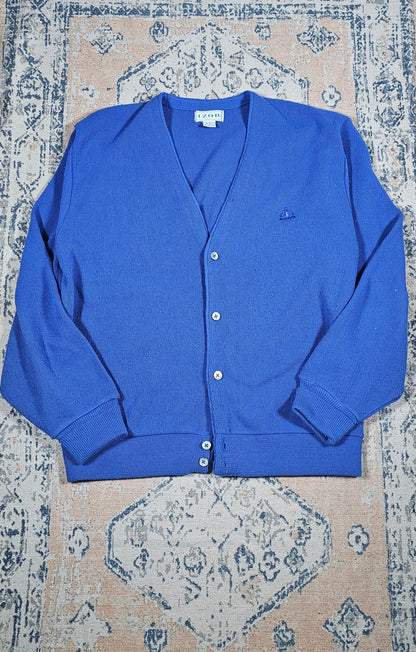 80's Izod Acrylic Cardigan - XL - 24 x 26