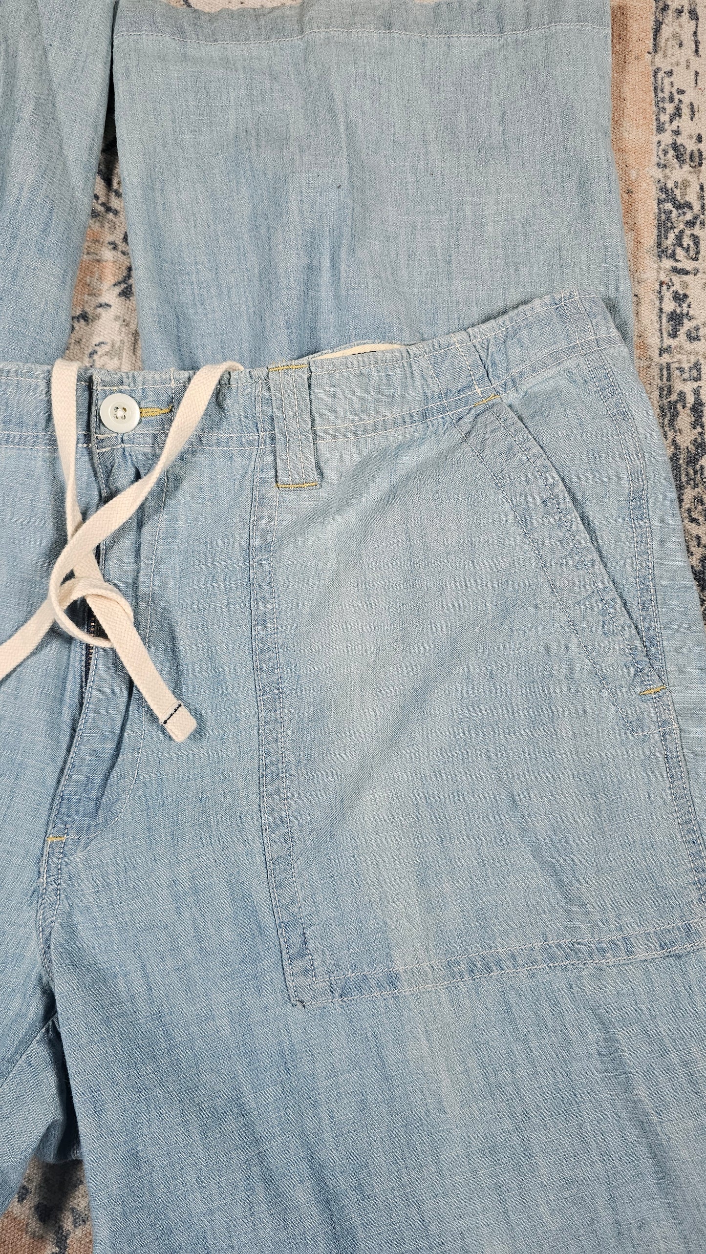 Lands End Chambray Coup Pants - 38 x 34