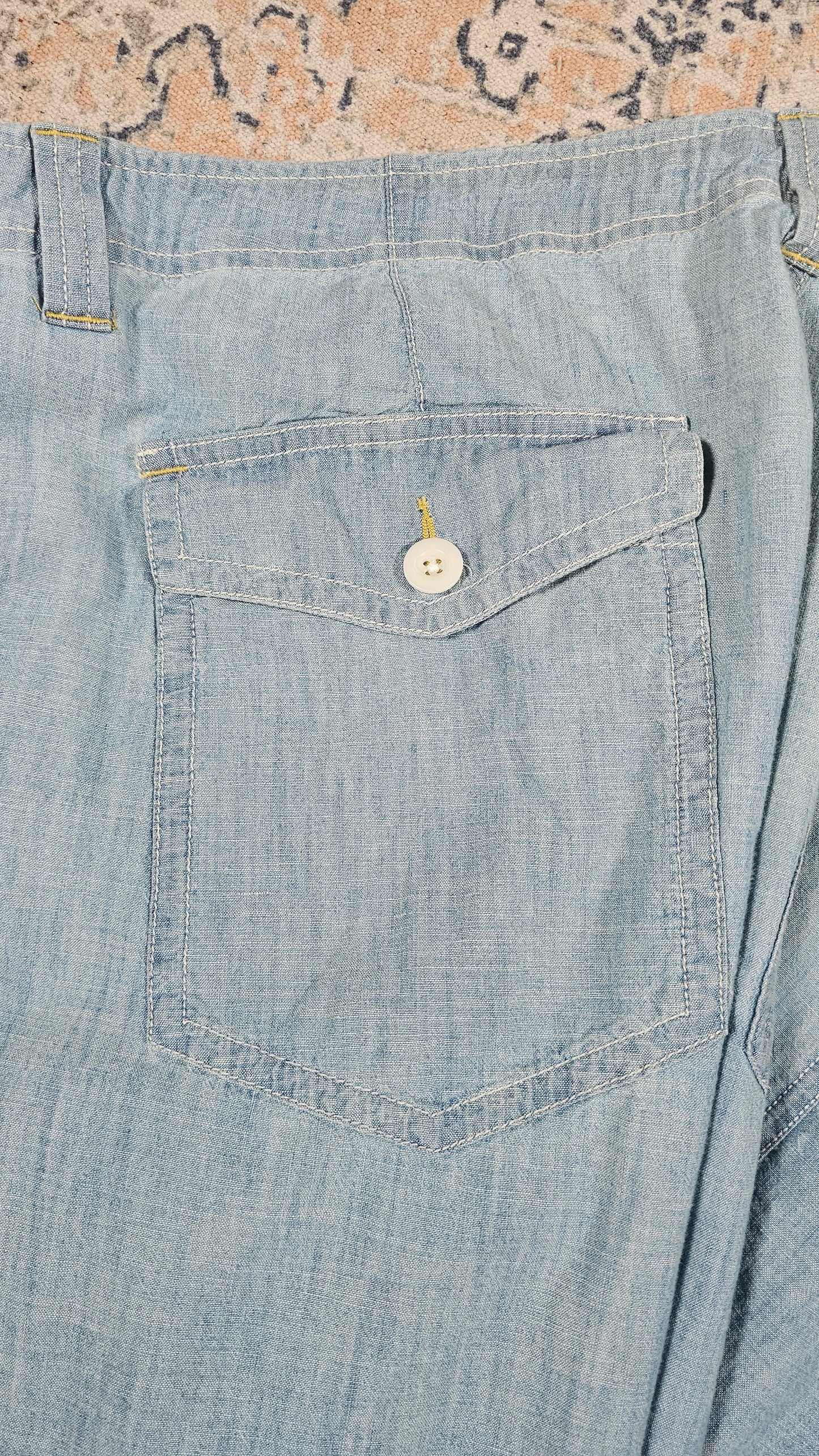 Lands End Chambray Coup Pants - 38 x 34