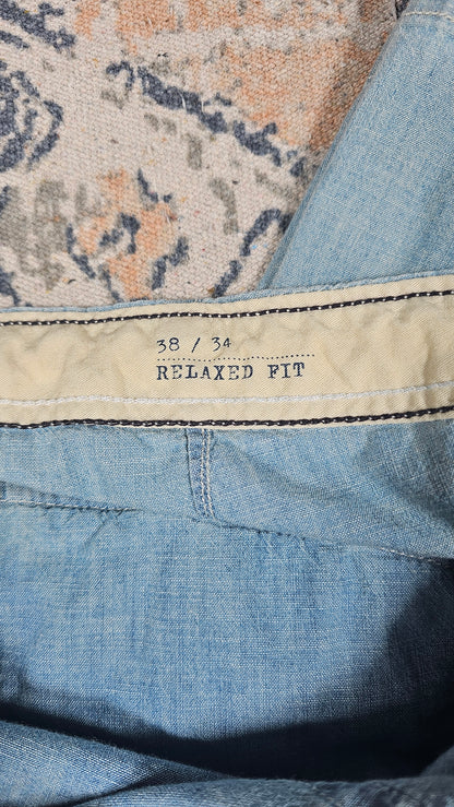 Lands End Chambray Coup Pants - 38 x 34