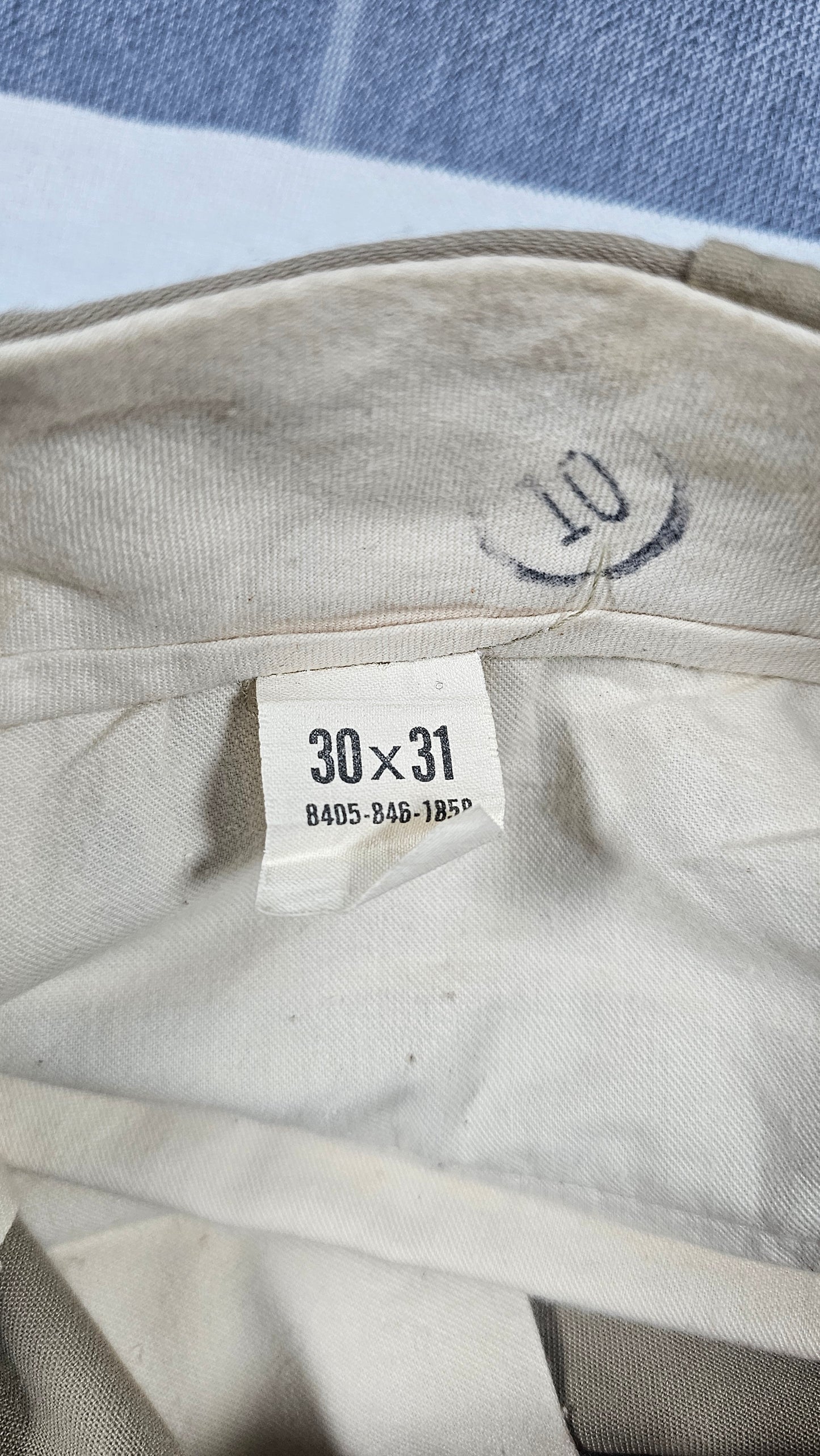 60's Military Khaki - 28 x 29