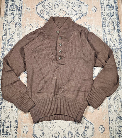 Vintage Military Knit - Mended - S/M 18.5 x 24