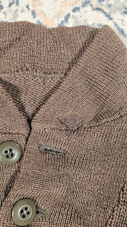Vintage Military Knit - Mended - S/M 18.5 x 24