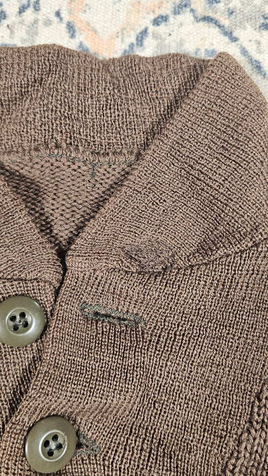 Vintage Military Knit - Mended - S/M 18.5 x 24