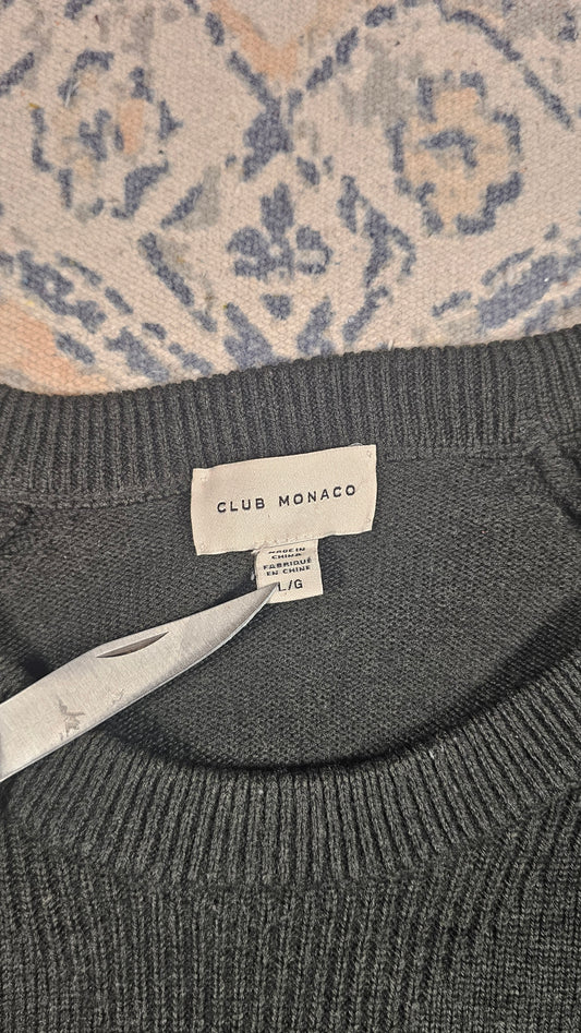 Club Monaco Merino Wool Crewneck - L