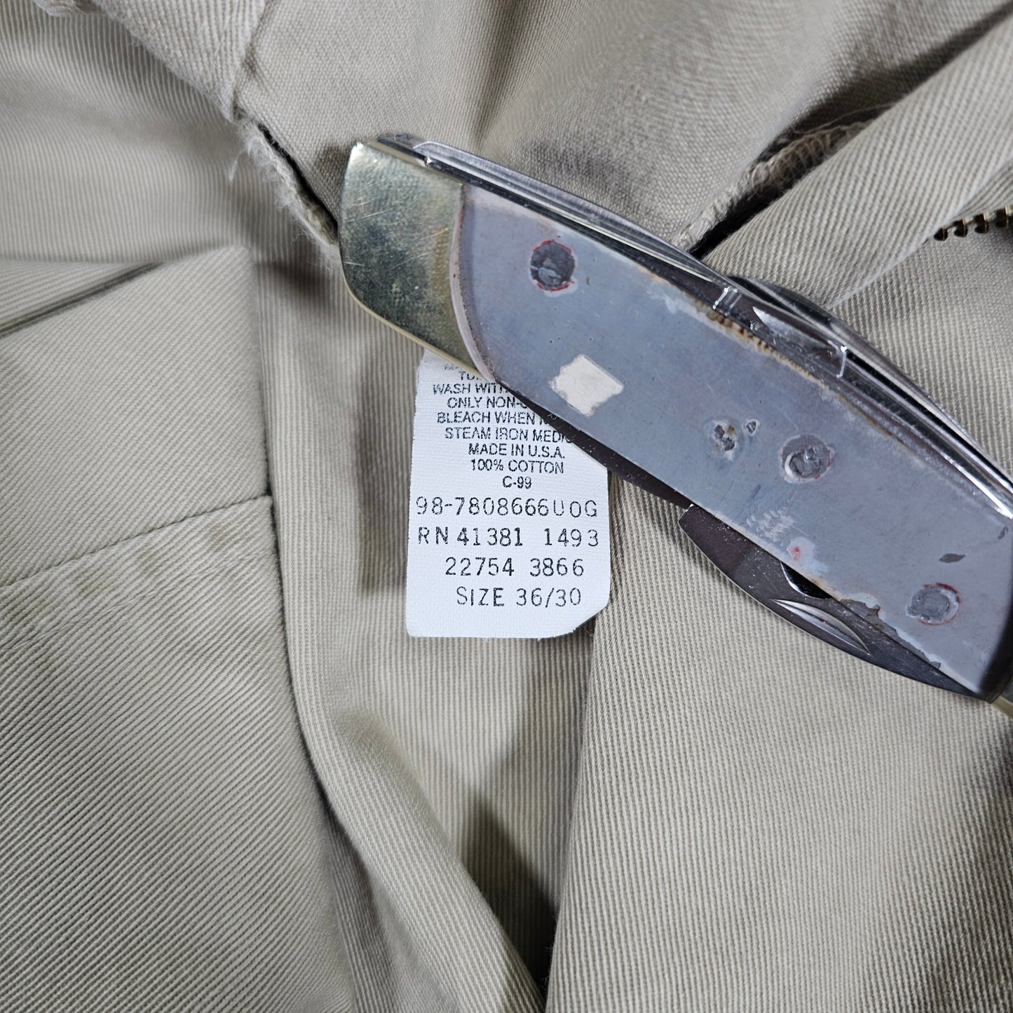 90s MIUSA PRL Andrew Pant Chinos - 36 x 28