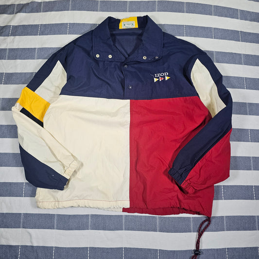 Vintage Color Block Windbreaker - XL - 25.5 x 29