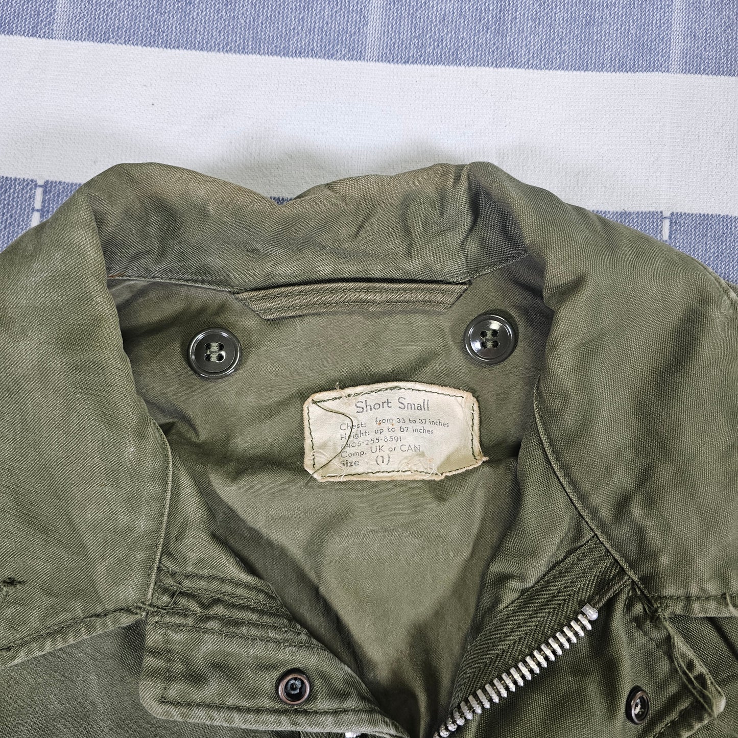 Korean War OG-107 M-51 Short/ Small - 21 x 29