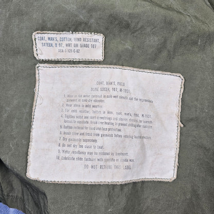 Korean War OG-107 M-51 Short/ Small - 21 x 29