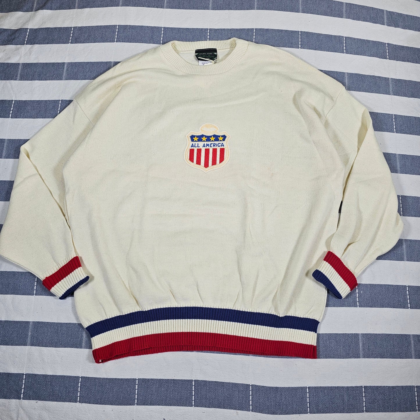 40's Football Sweater -4XL - Stall and Dean Repro -  25.5 x 28.5