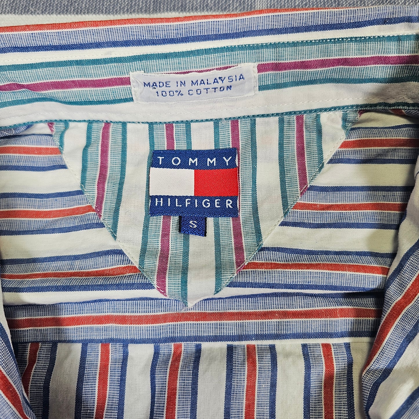 Vintage Tommy Hilfiger Button Down - S - 21.5 x 32