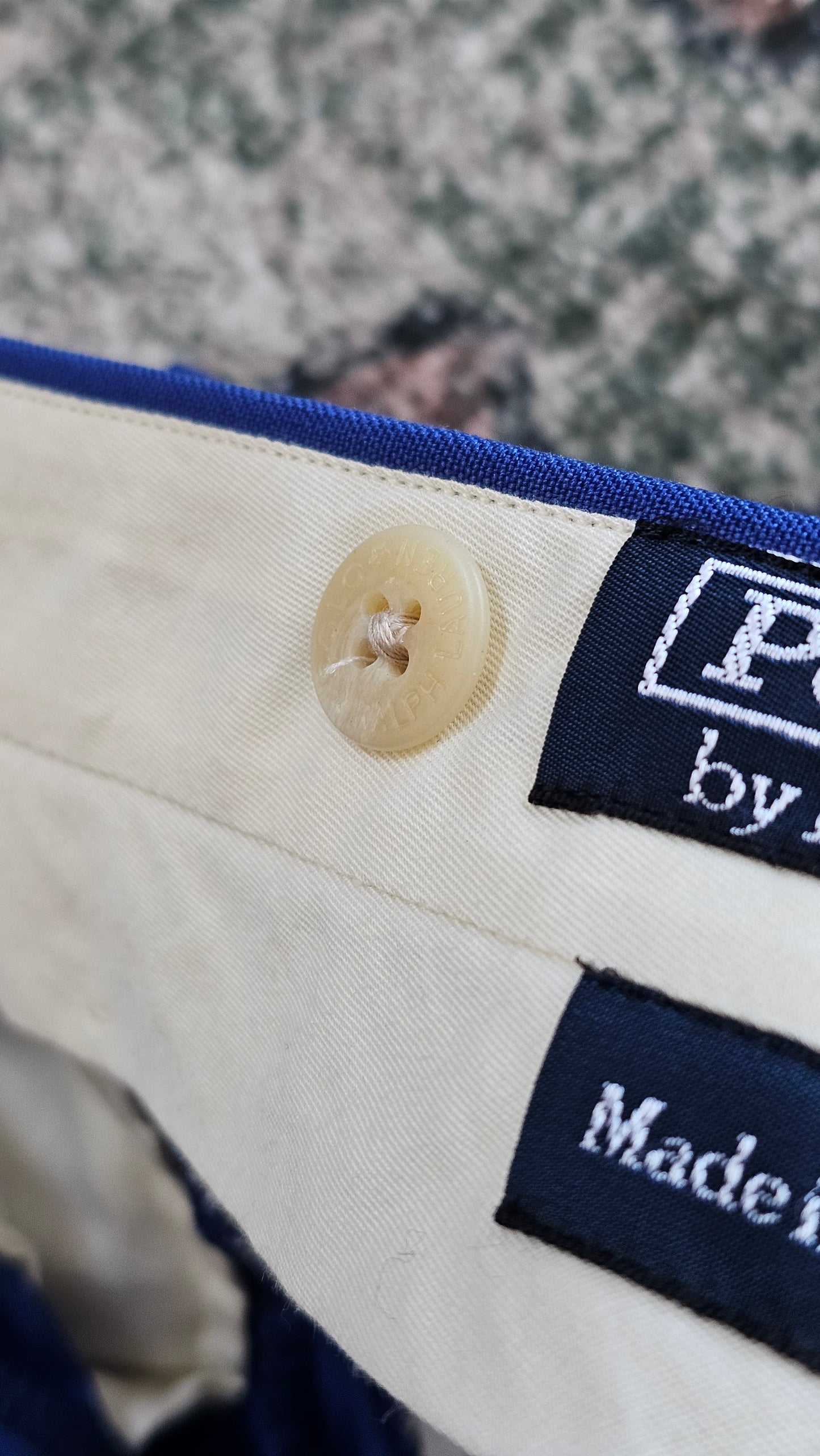 90's Polo Ralph Lauren Blue Label Silk Trousers - 32 x 31